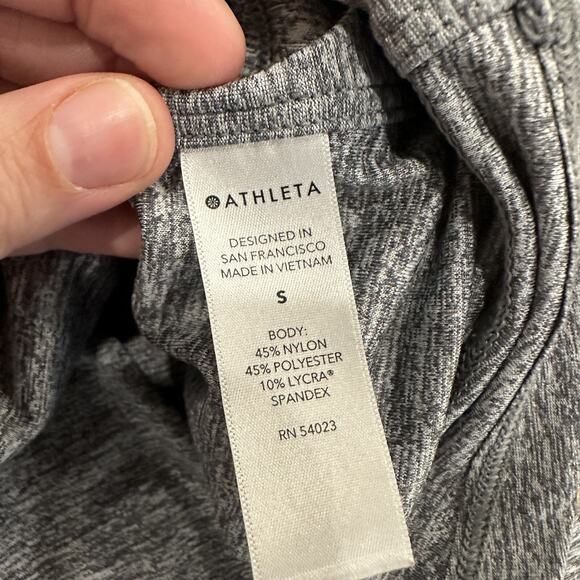 Athleta Womens Small Pacifica Crosscurrent Jacket UPF 50 Gray Full Zip Hooded - Picture 6 of 10